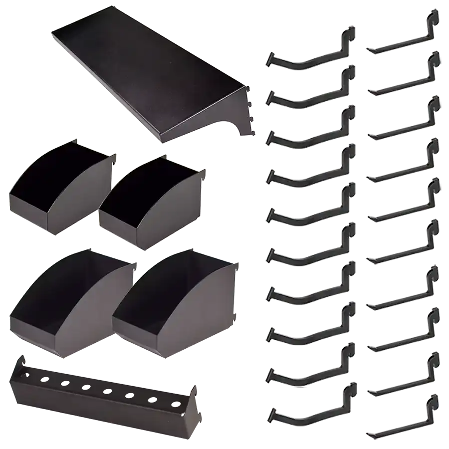 26 Piece Mobile Tool Board Accessory Kit